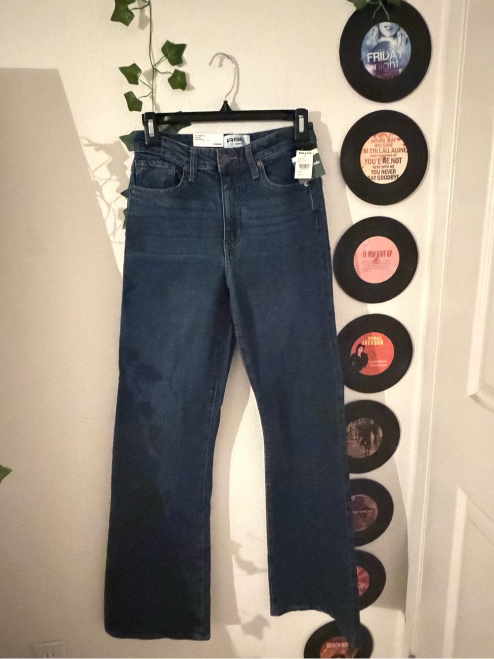 Tilly's Dark Blue Wide-Leg Jeans